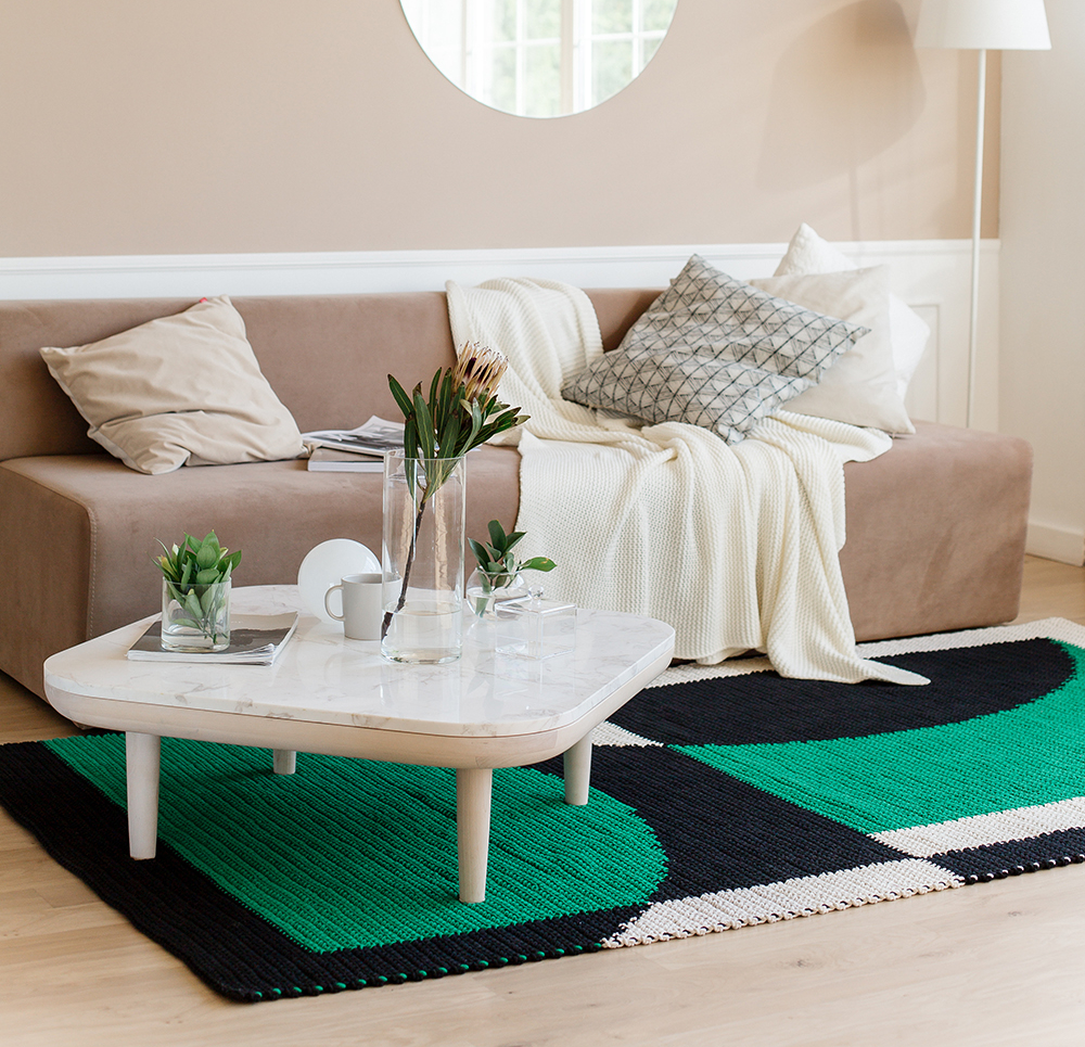 ОПИСАНИЕ ВЯЗАНИЯ КОВРА "ПИКАССО"