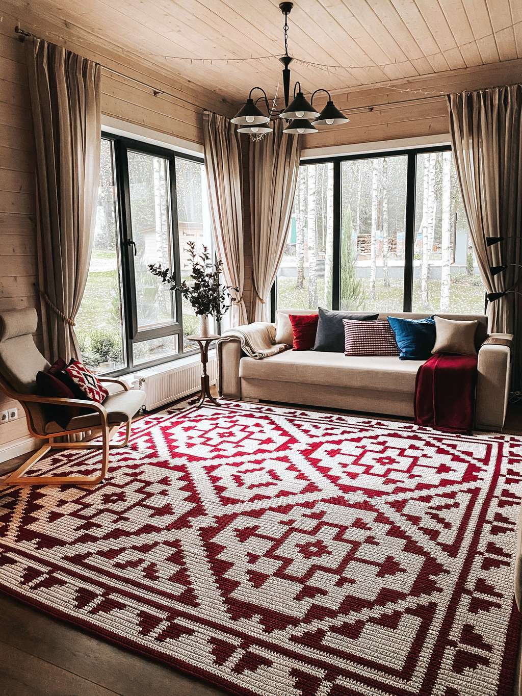 СХЕМА КОВРА «ЯКУТИЯ» 3*3 м