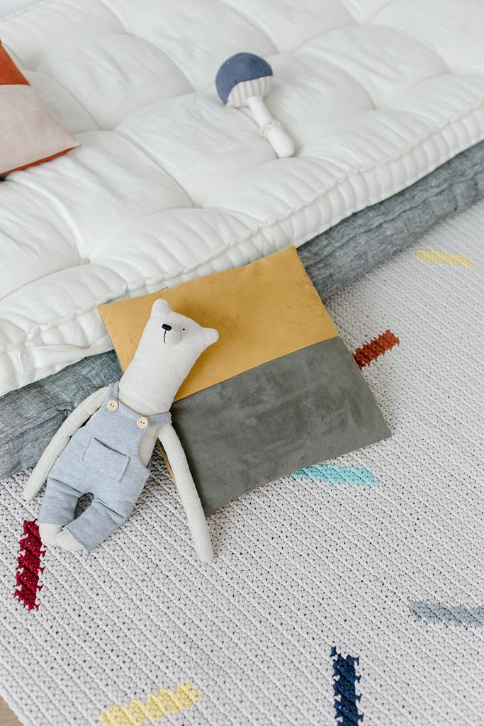 СХЕМА ВЯЗАНИЯ КОВРА "КОНФЕТТИ" MINI