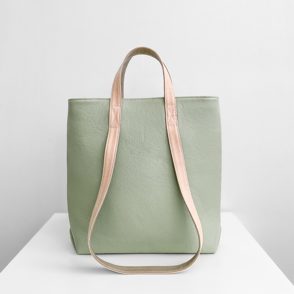 СУМКА LAURABAG (ФИСТАШКА-РОЗОВЫЙ-ЛАТТЕ)