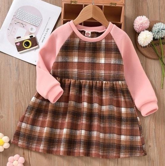 Выкройка трикотажного платья, рост 86-128