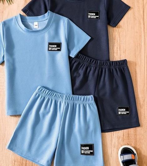 Выкройка детских трикотажных шорт, рост 92-170