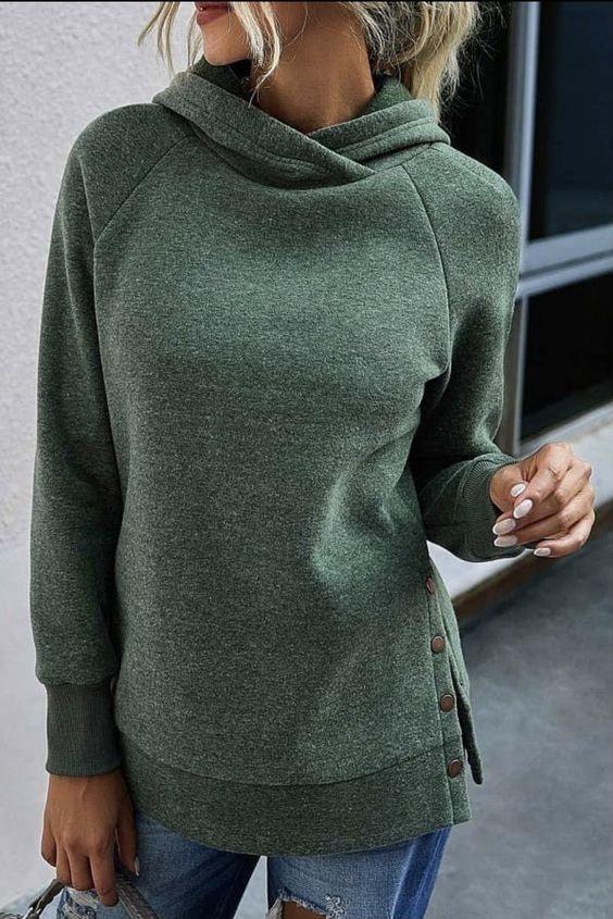 Выкройка женской толстовки реглан, размеры 40-62