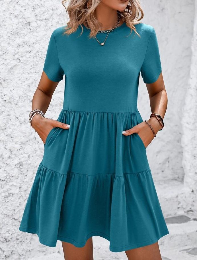 Выкройка женского трикотажного платья, размеры 40-60