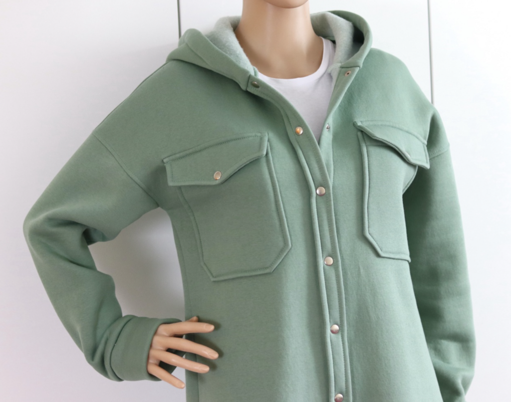 Выкройка толстовки-рубашки, рост 134-170