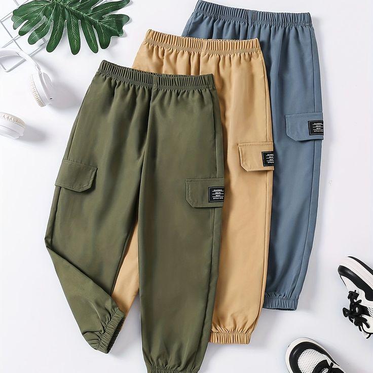 Выкройка детских брюк, рост 92-170