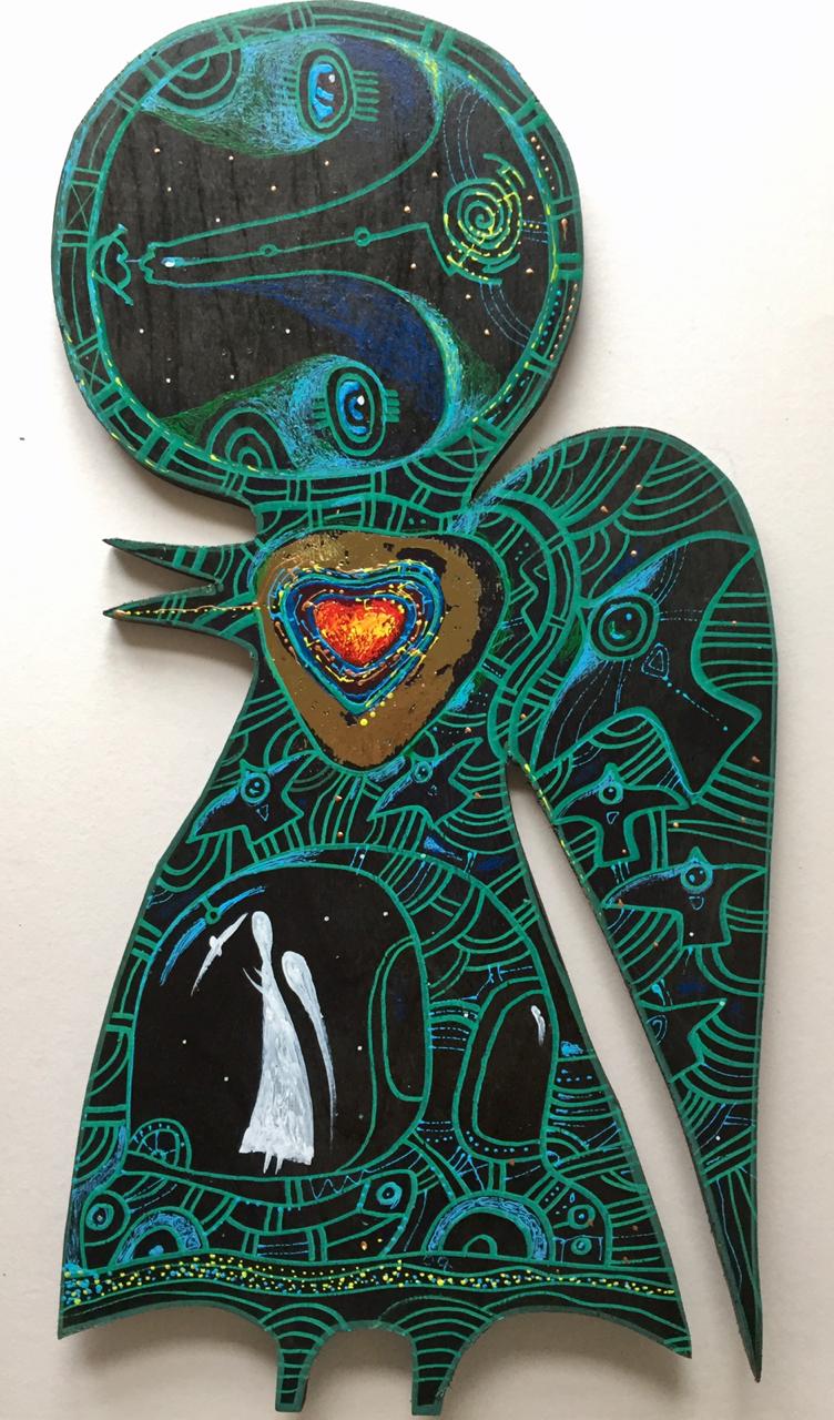 "Ангел-хранитель", арт-объект 40см