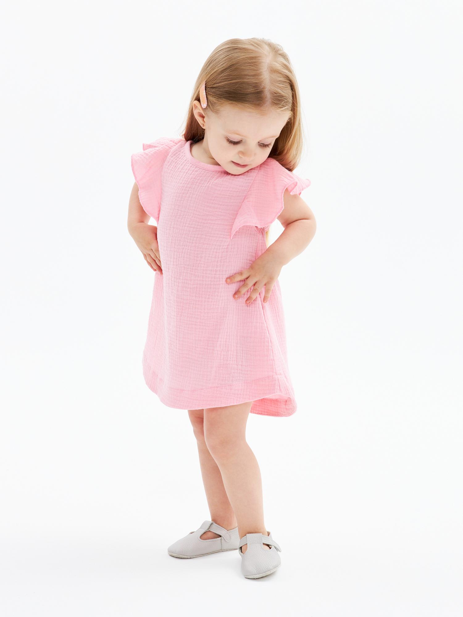 Сарафан для девочки. Пыльная роза