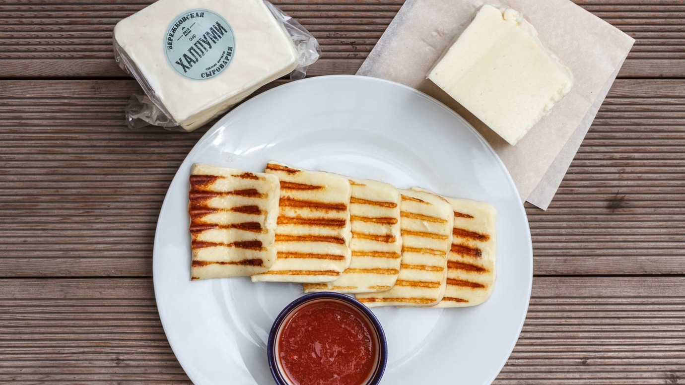 натуральный сыр халлуми, жаренный халлуми, купить халлуми в москве