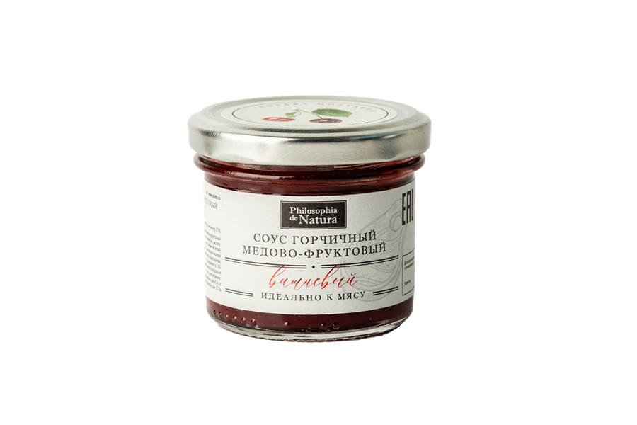Соус горчичный медово-фруктовый "Вишневый", 100 гр