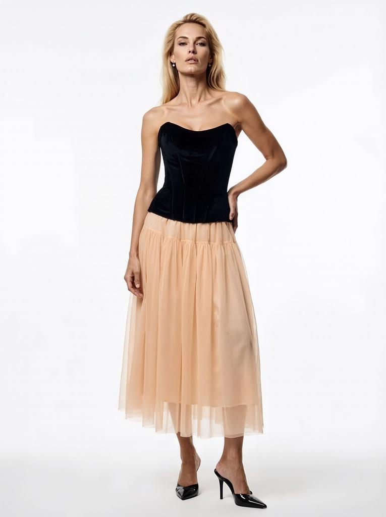 Юбка пышная на резинке