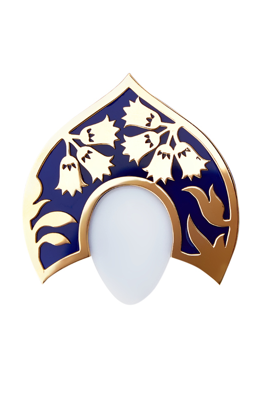 Брошь "ГОЛУБУШКА ВАСИЛИСА"