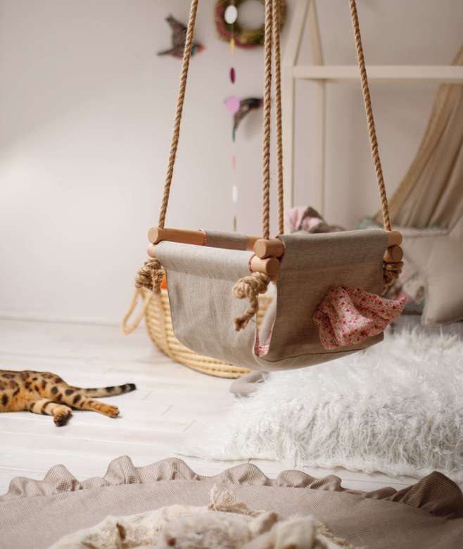 Качель подвесная Крылатик Лен