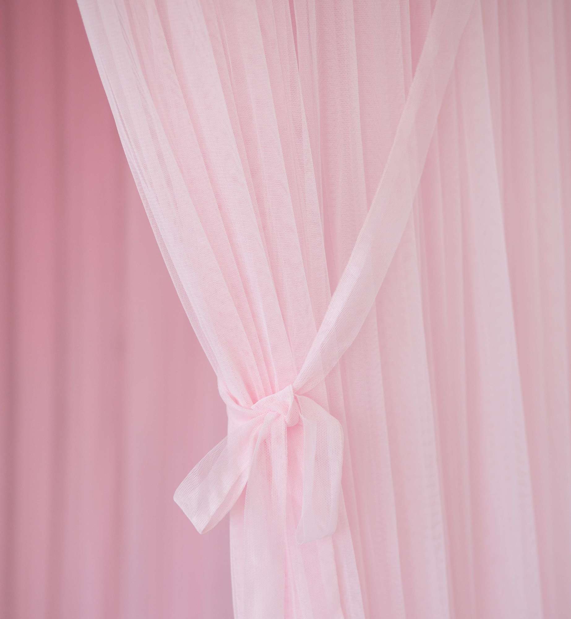 Балдахин Фатиновый Пышный  Нежно Розовый