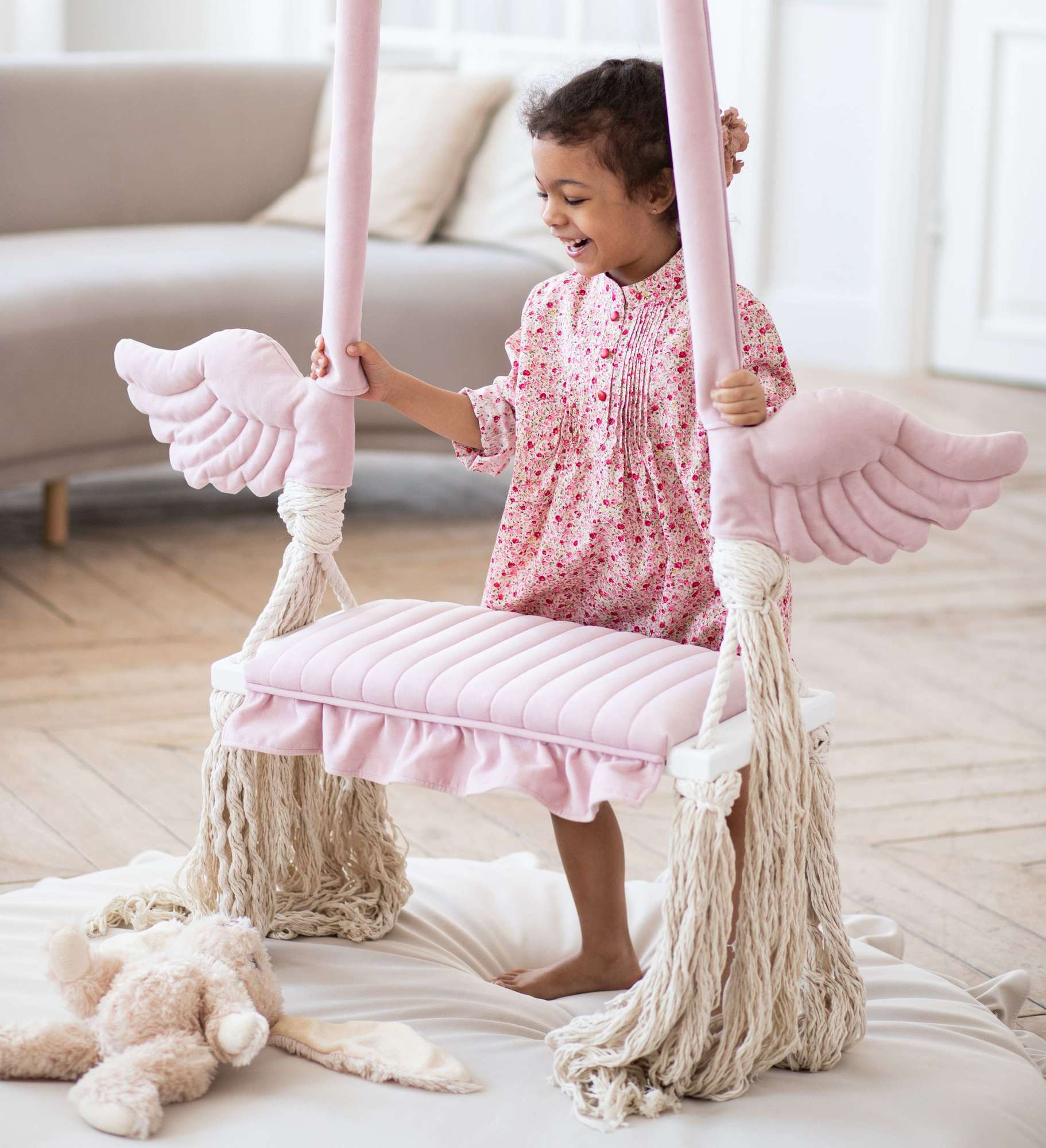 Качель  Крылатая  Розовая Нежность