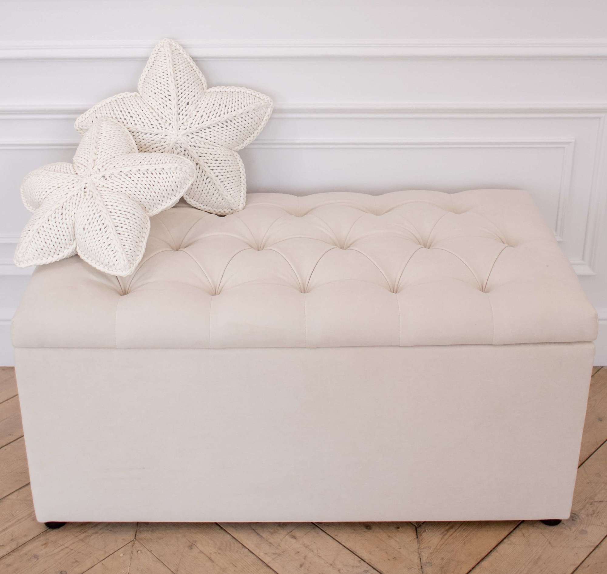 Пуф сундук с местом для хранения внутри в любых размерах и обивке