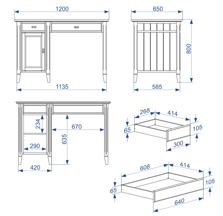 Стол учебный Amari
