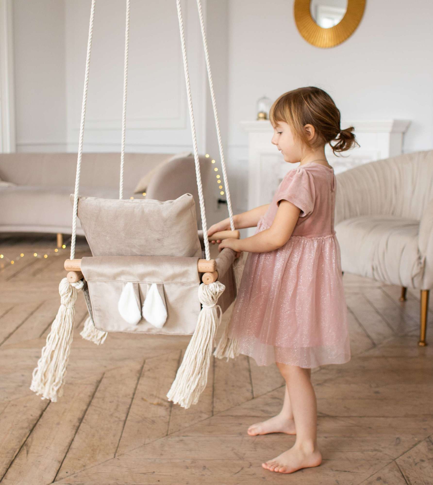 Качель подвесная Амари модель Зайка