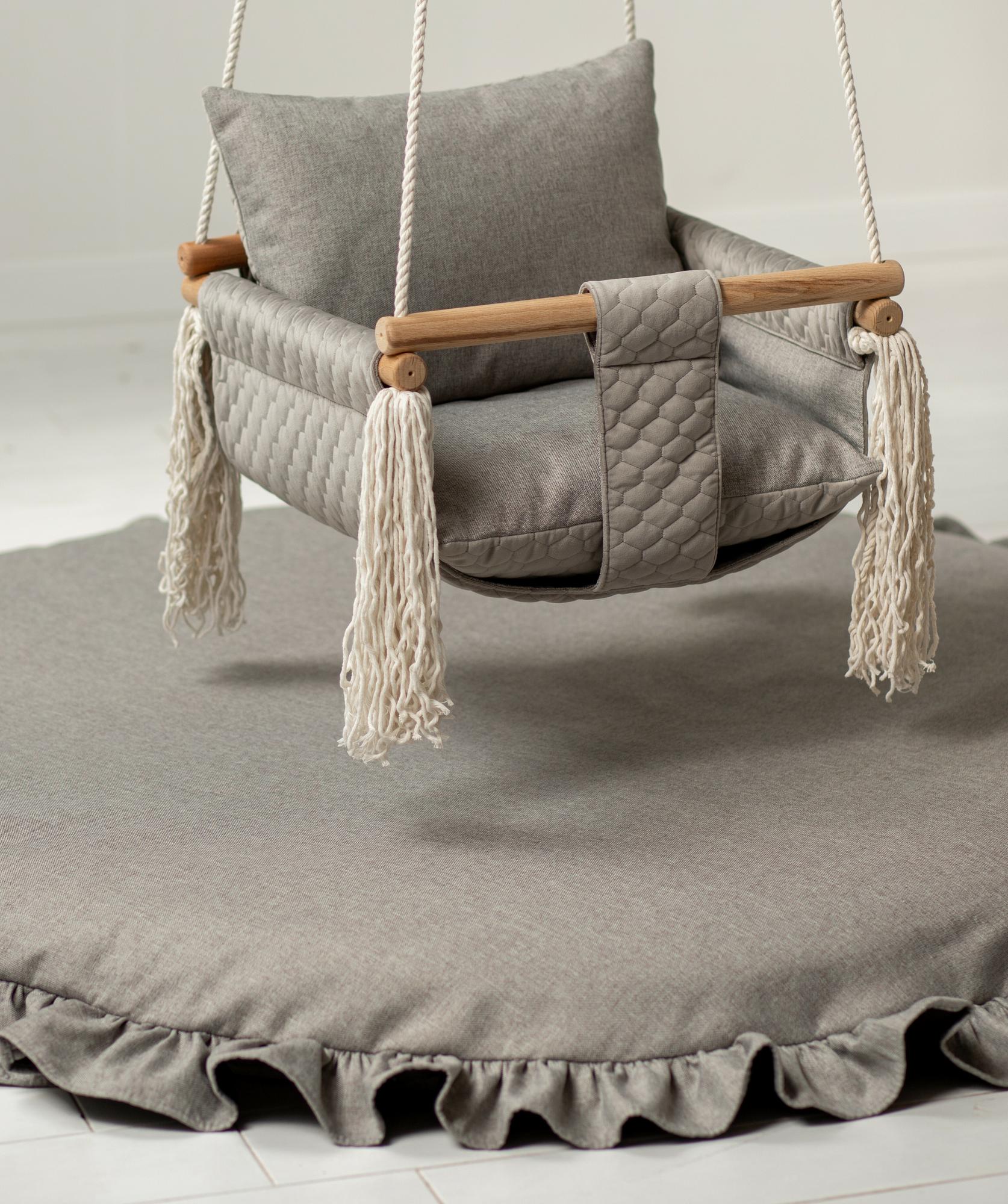 Качель подвесная Амари серые