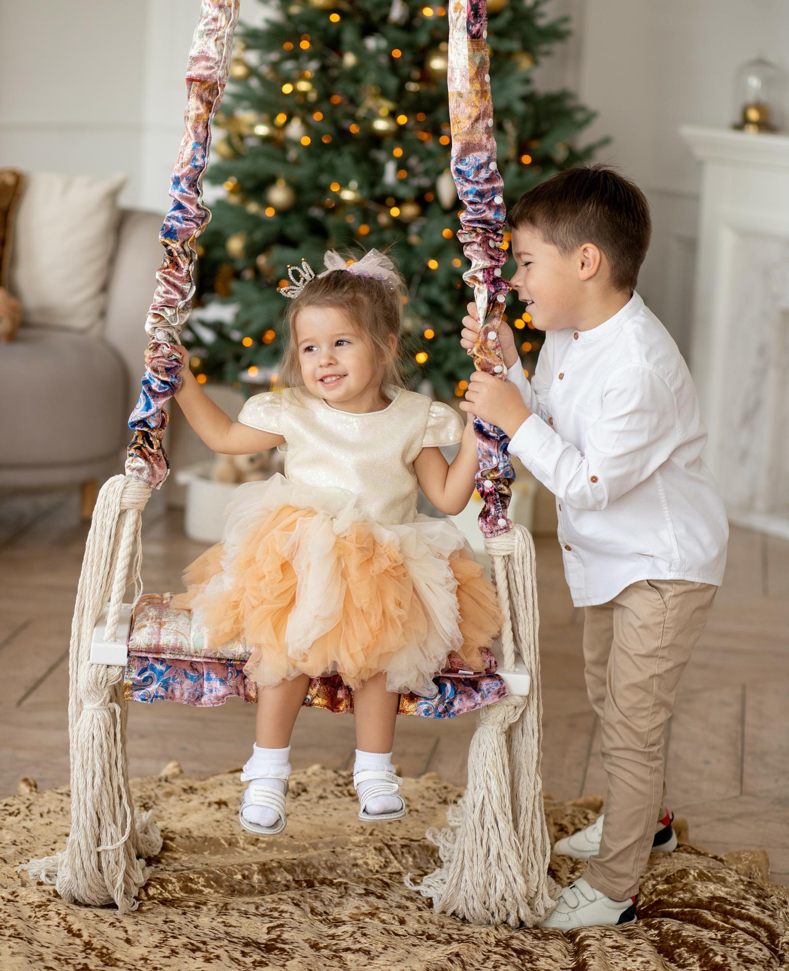 Качели интерьерные Amari пэчворк