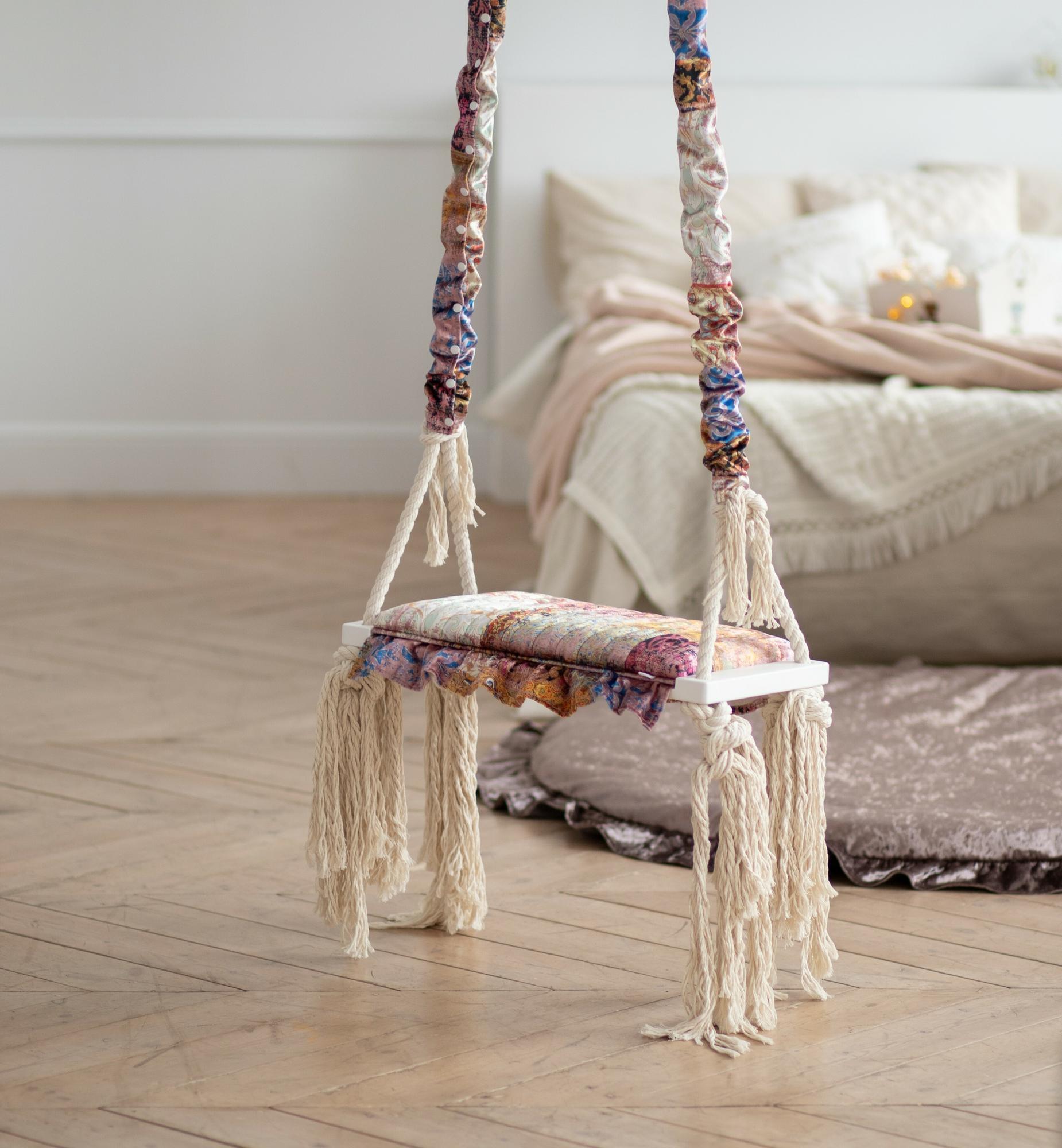 Качели интерьерные Amari пэчворк