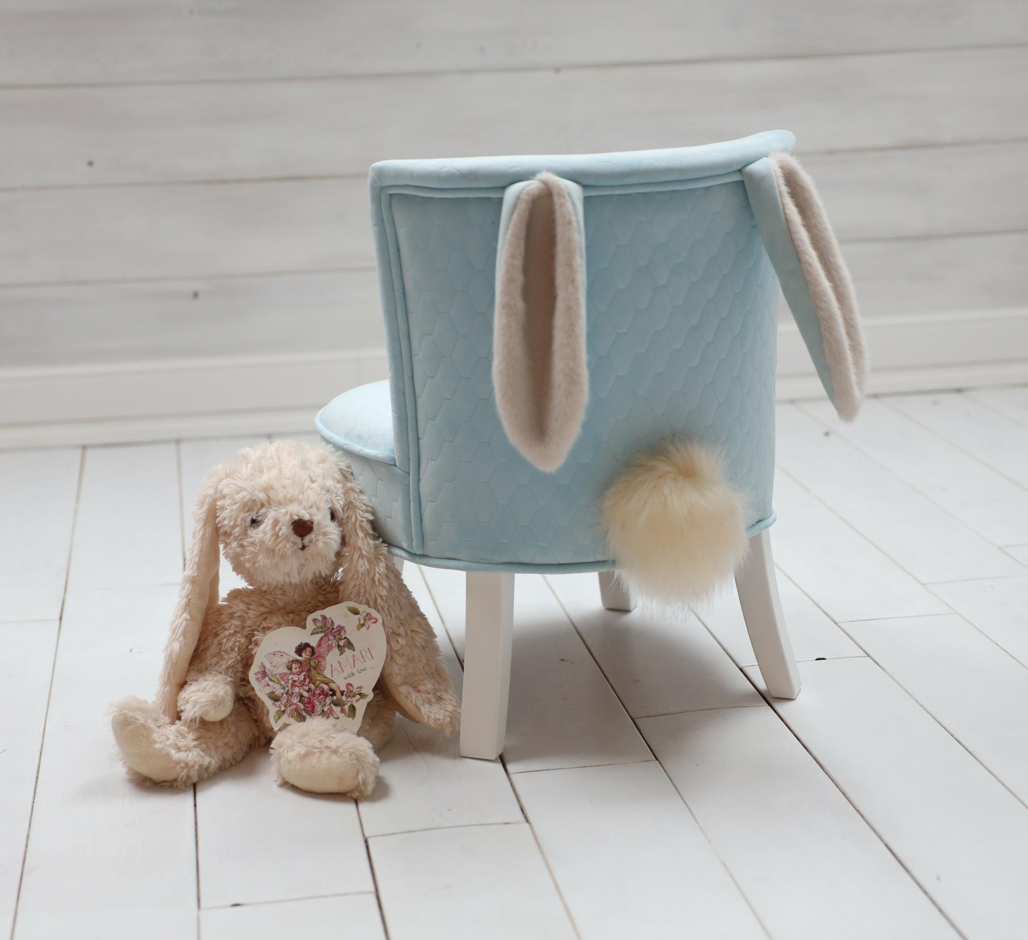 Кресло Amari  Зайка Небесно голубой