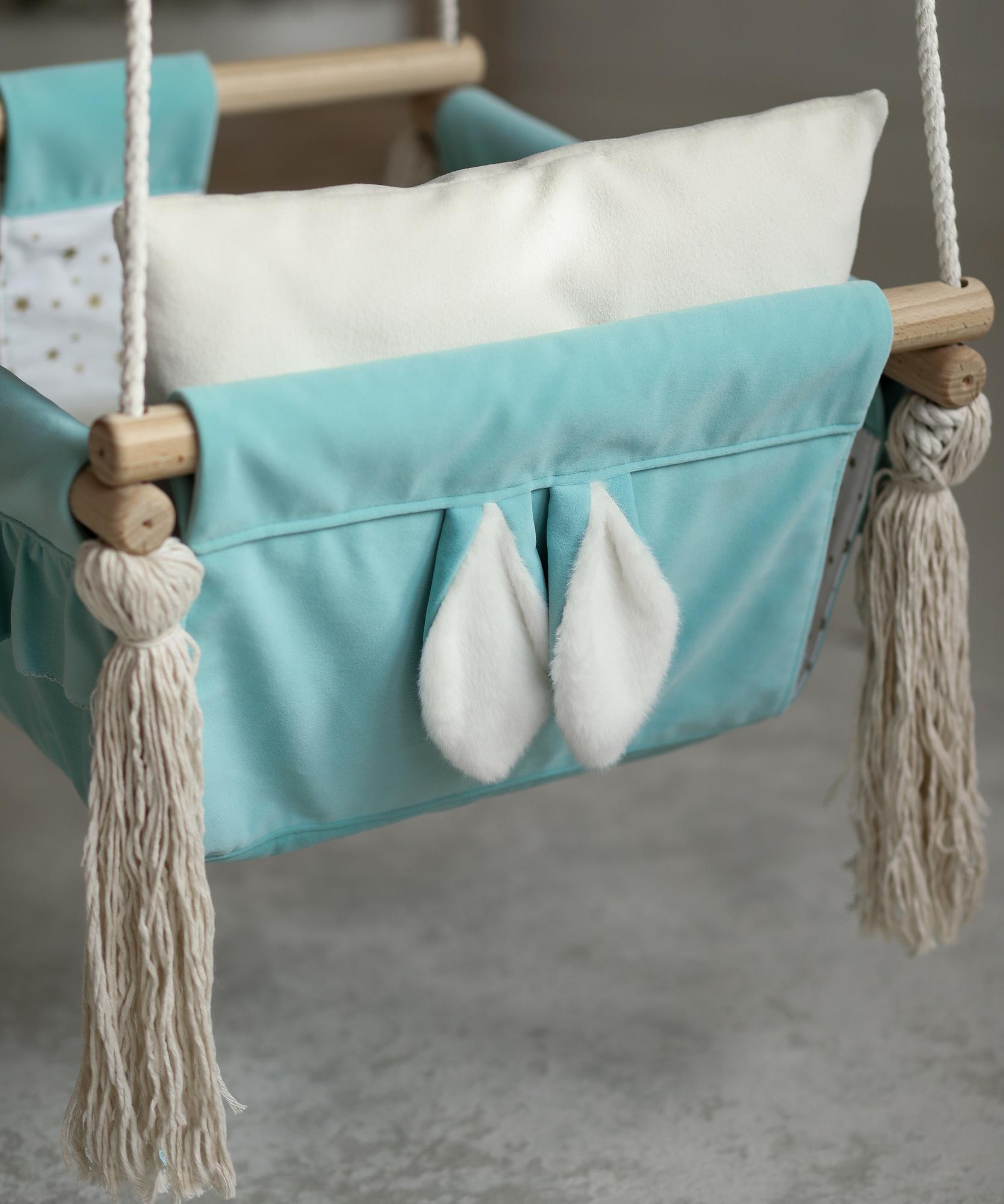 Качель подвесная Амари небесно голубая Зефирность