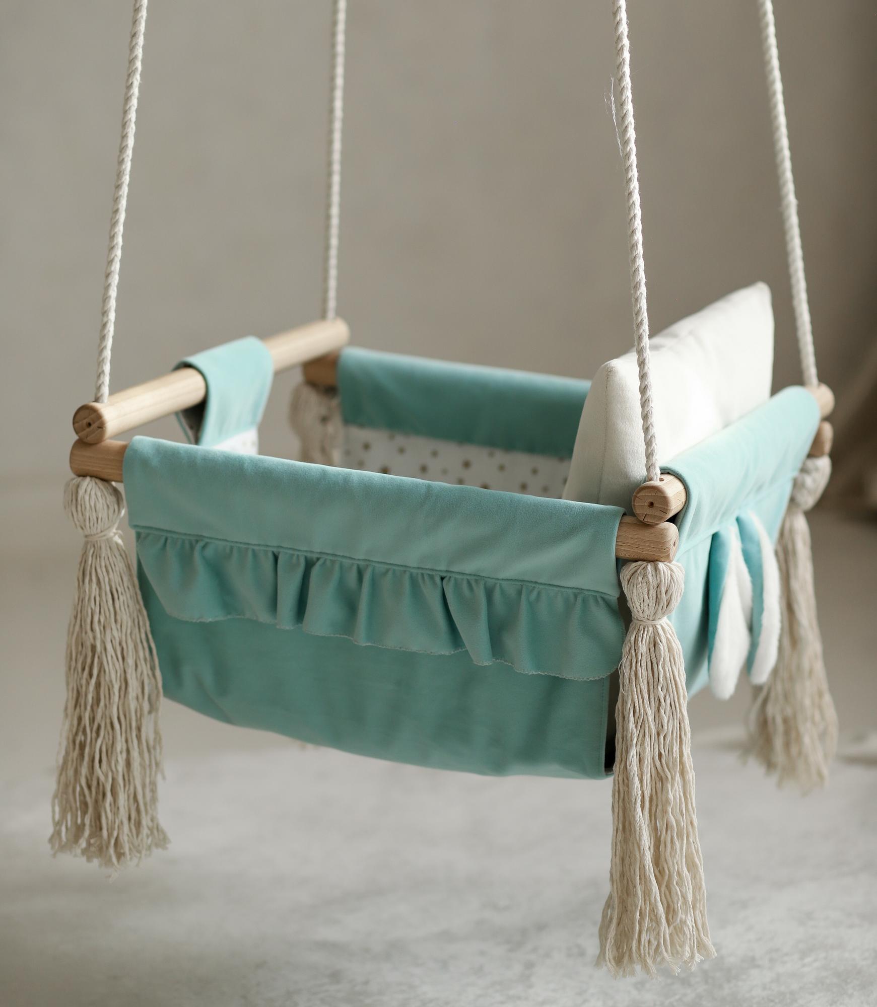 Качель подвесная Амари небесно голубая Зефирность