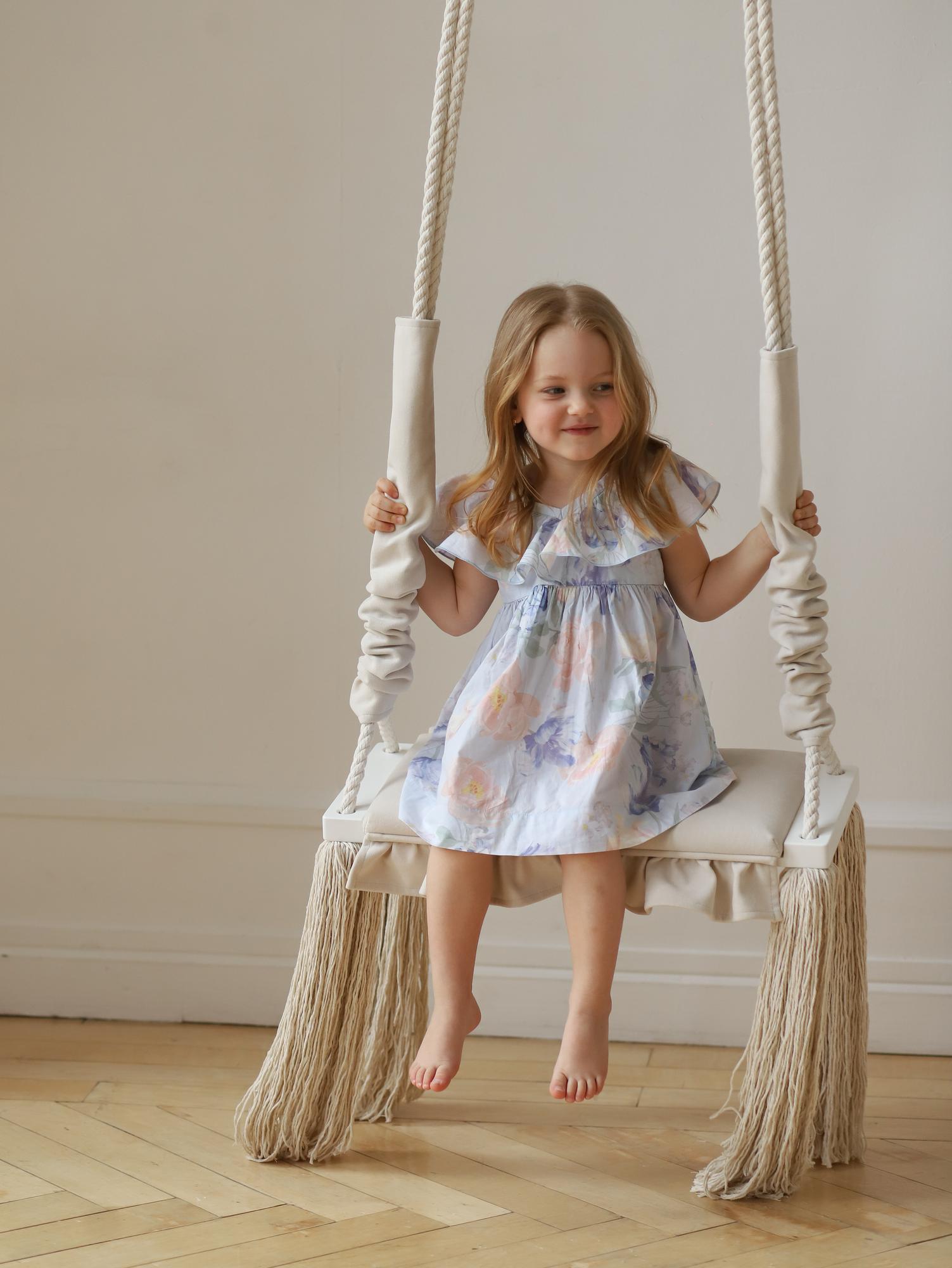 Качели интерьерные Amari светло бежевые