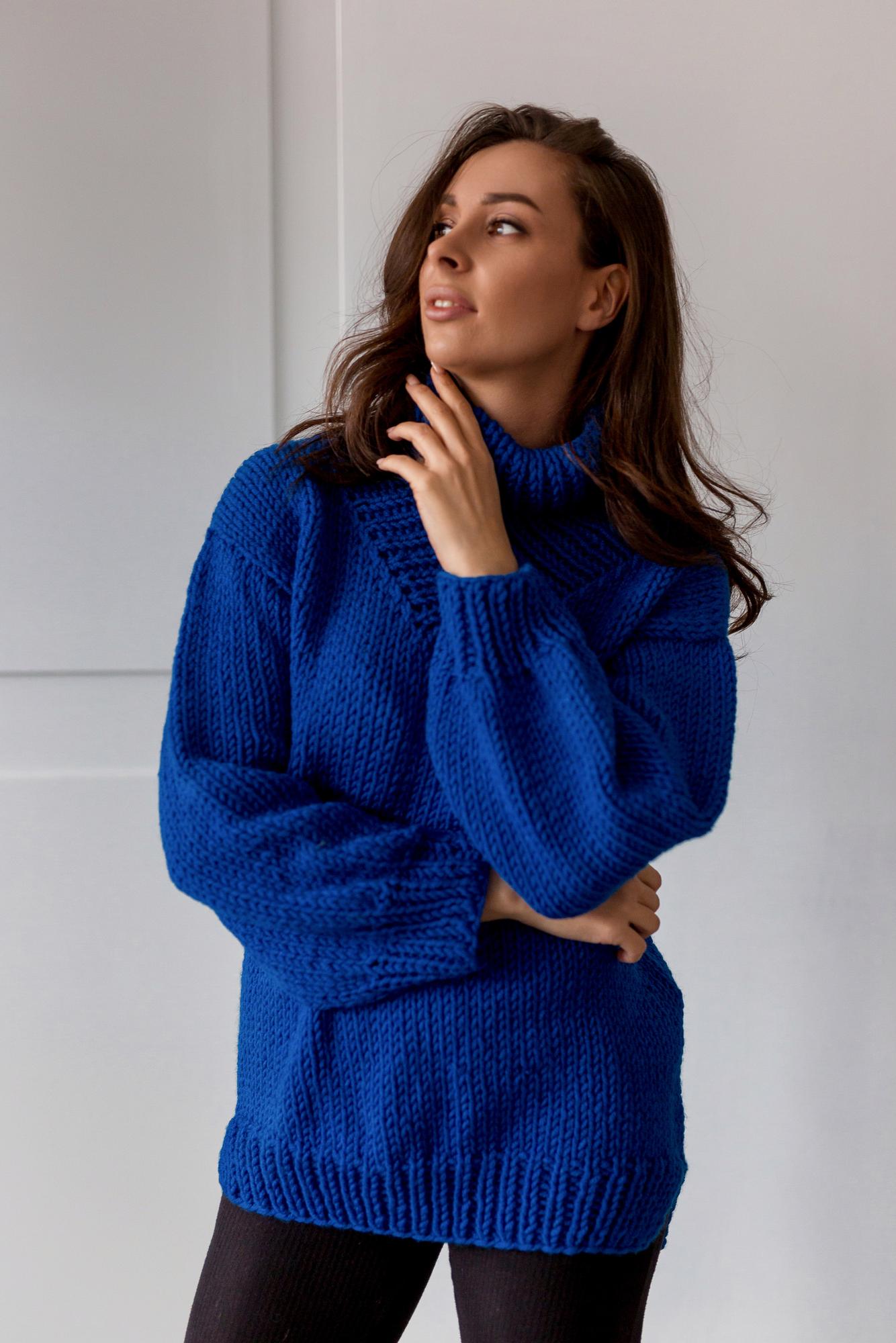 Свитер NIKI василёк