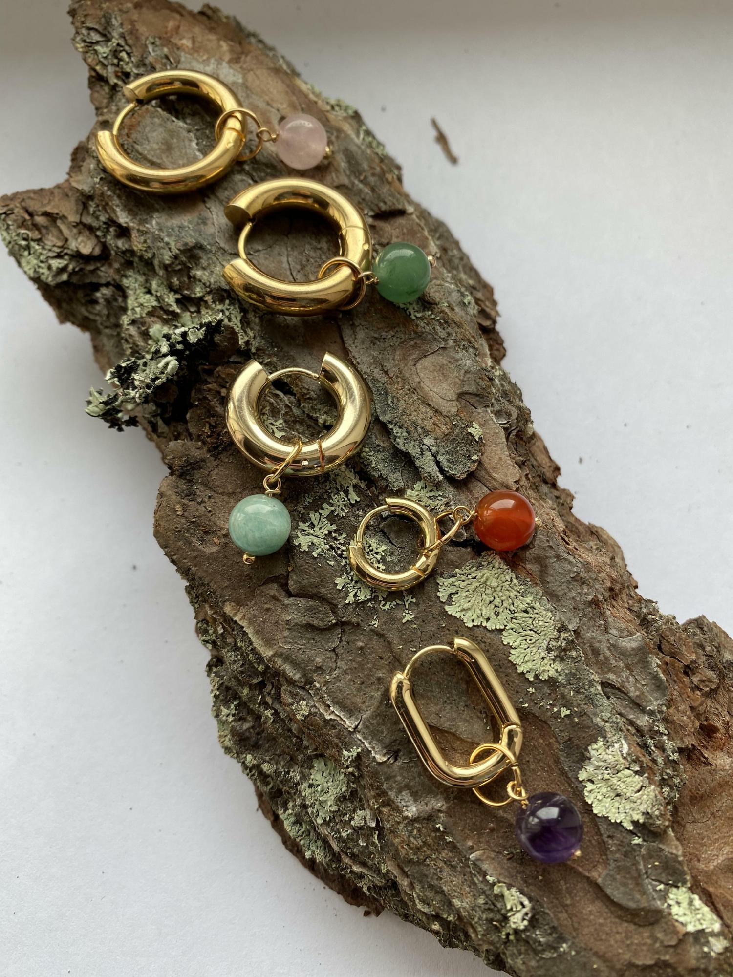 Подвеска из натурального камня шар 8 мм