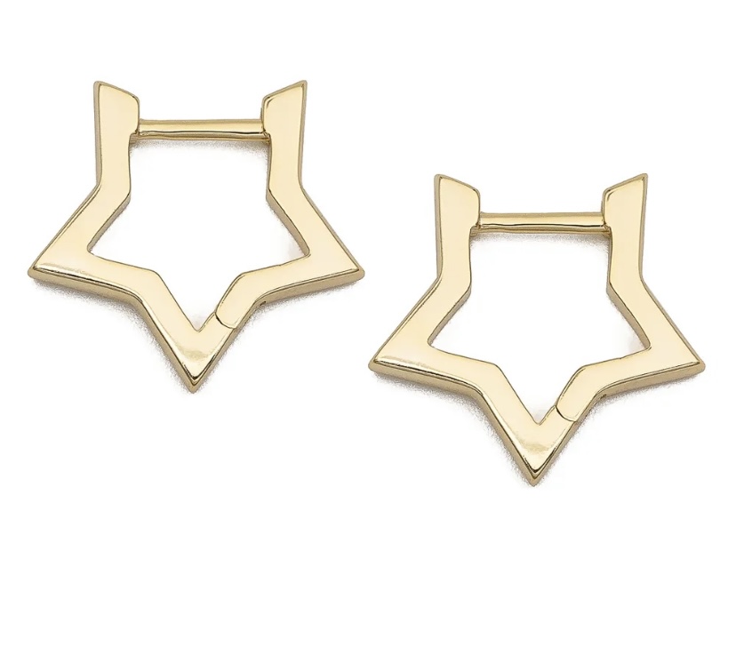 Серьги-основа Звезды gold/silver