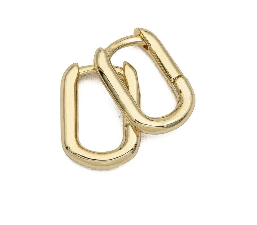 Серьги-основа Скобы М gold/silver