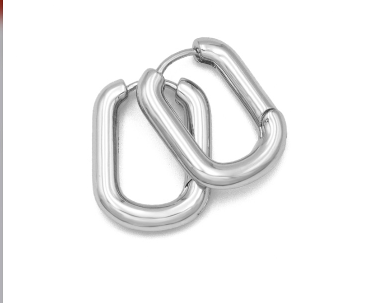 Серьги-основа Скобы L gold/silver