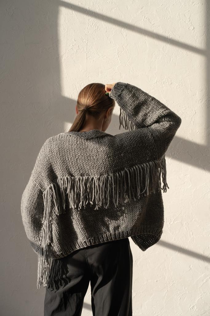 Кардиган WESTERN  серый