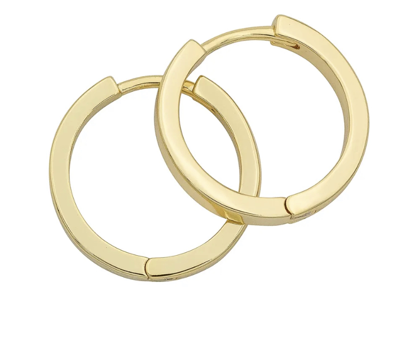 Серьги основы плоские S gold/silver