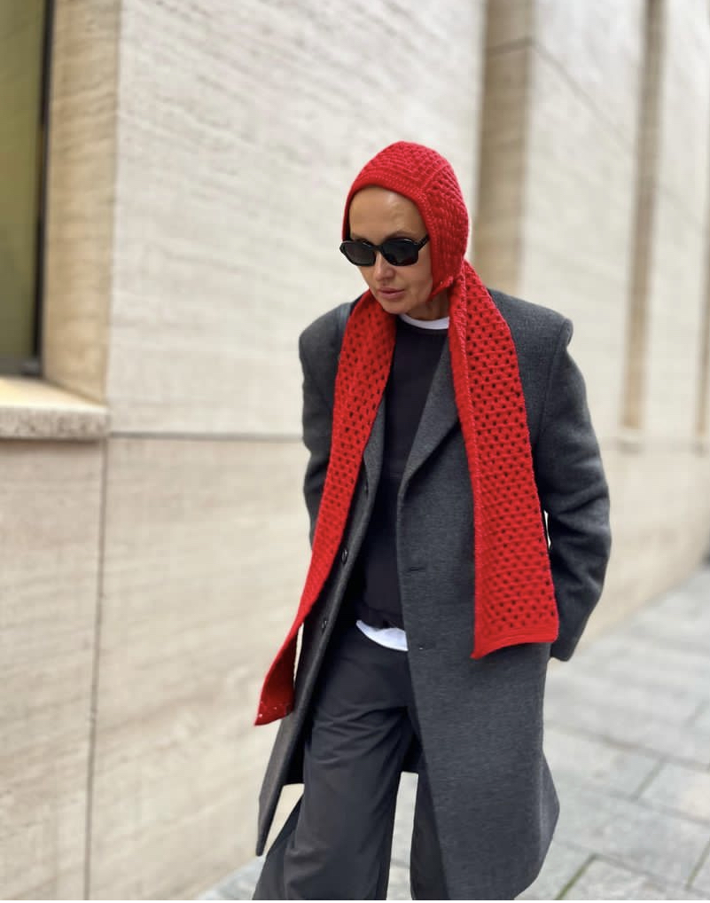 Шарф Миу красный