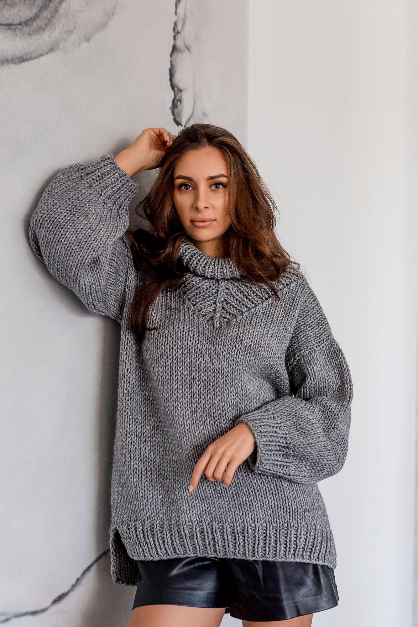 Свитер NIKI серый