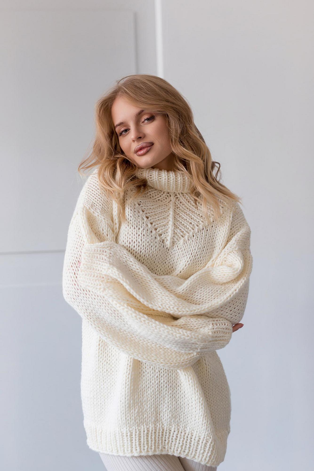 Свитер NIKI молочный