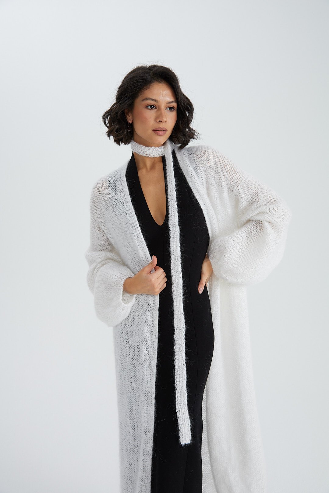 Кардиган ХАЛАТ белый