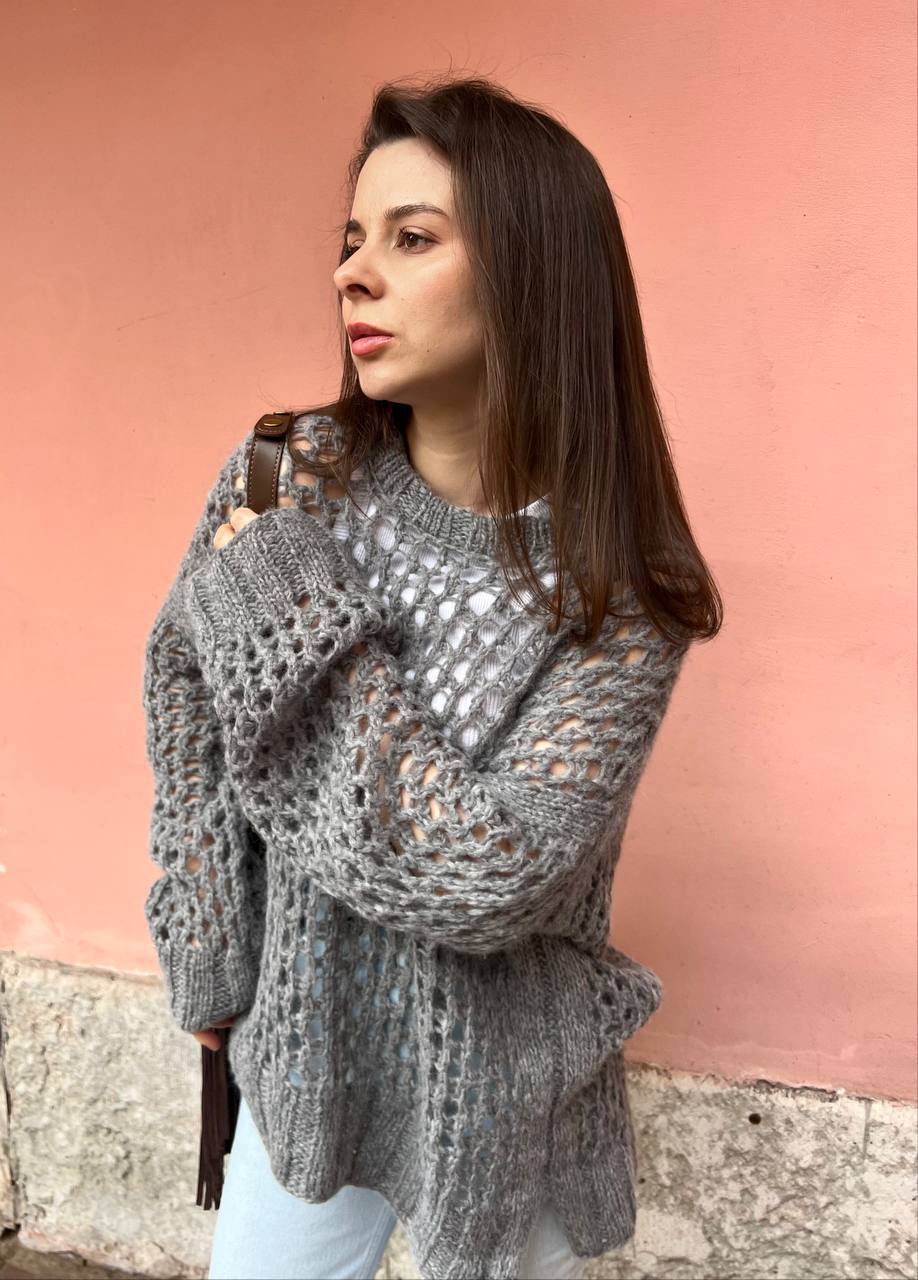 Джемпер Соты серый