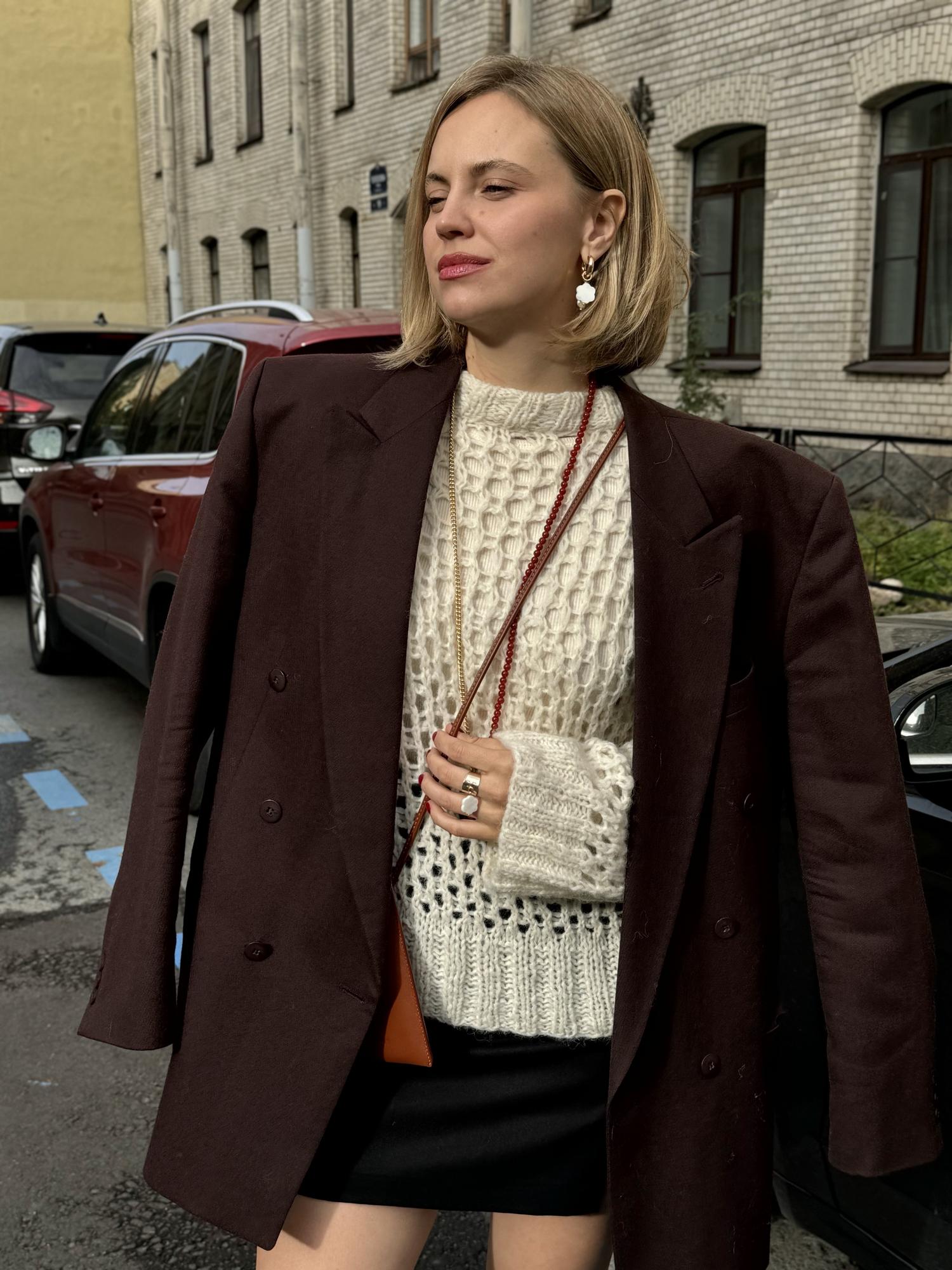 Джемпер Соты молочный