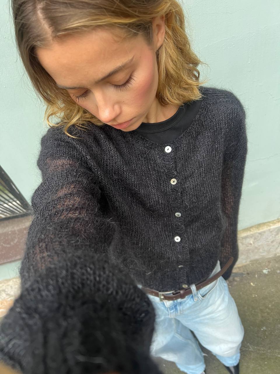 Кардиган Эсме черная ночь