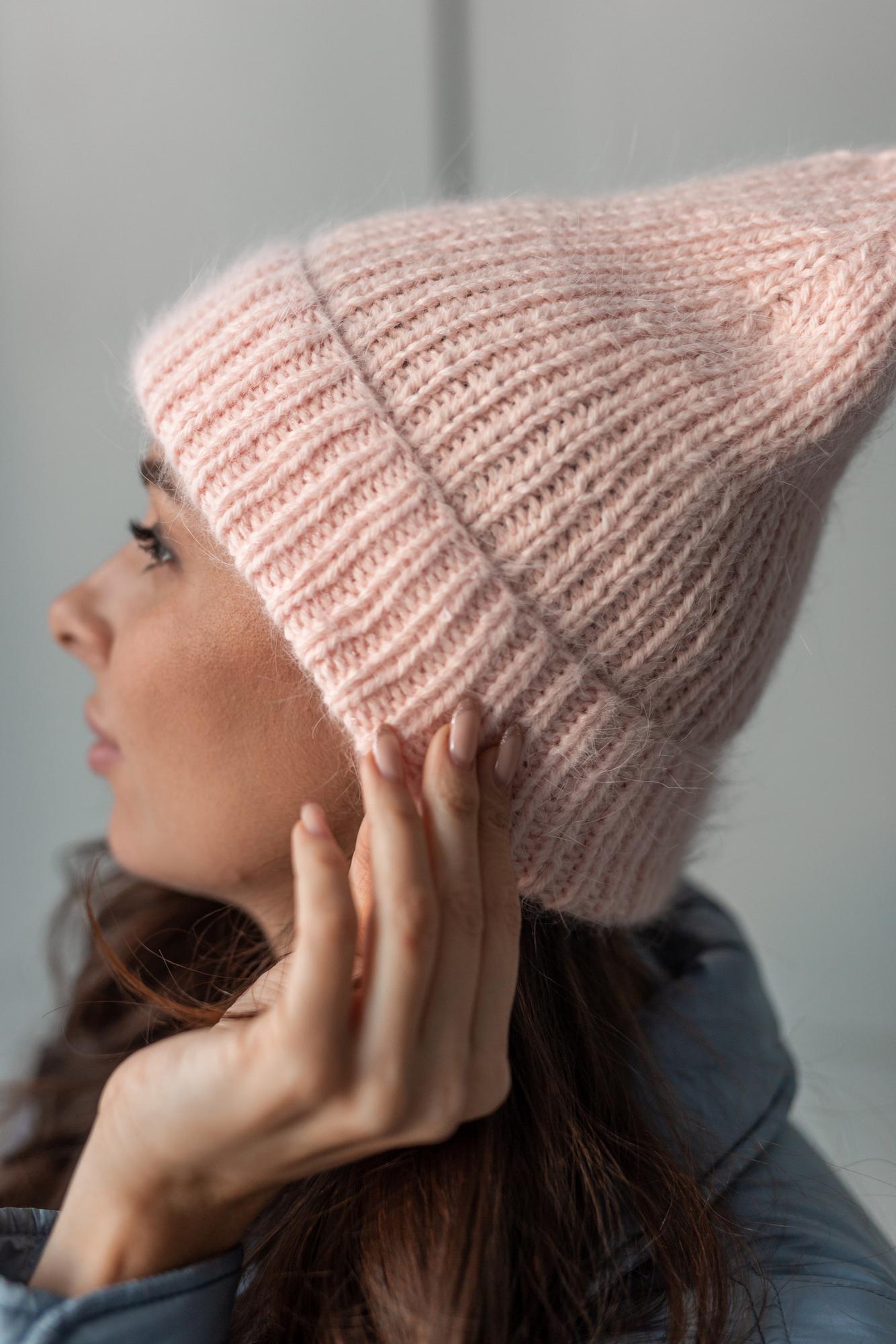 Шапка NOE розовая