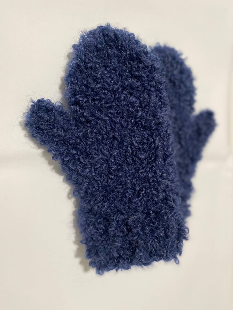 Варежки Барашек темно-синий