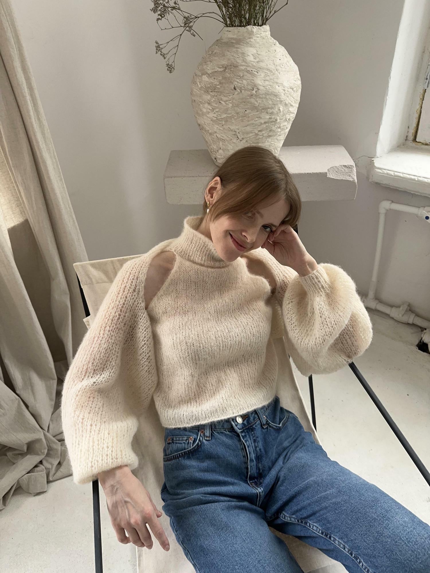 Топ и болеро ДУО молочный