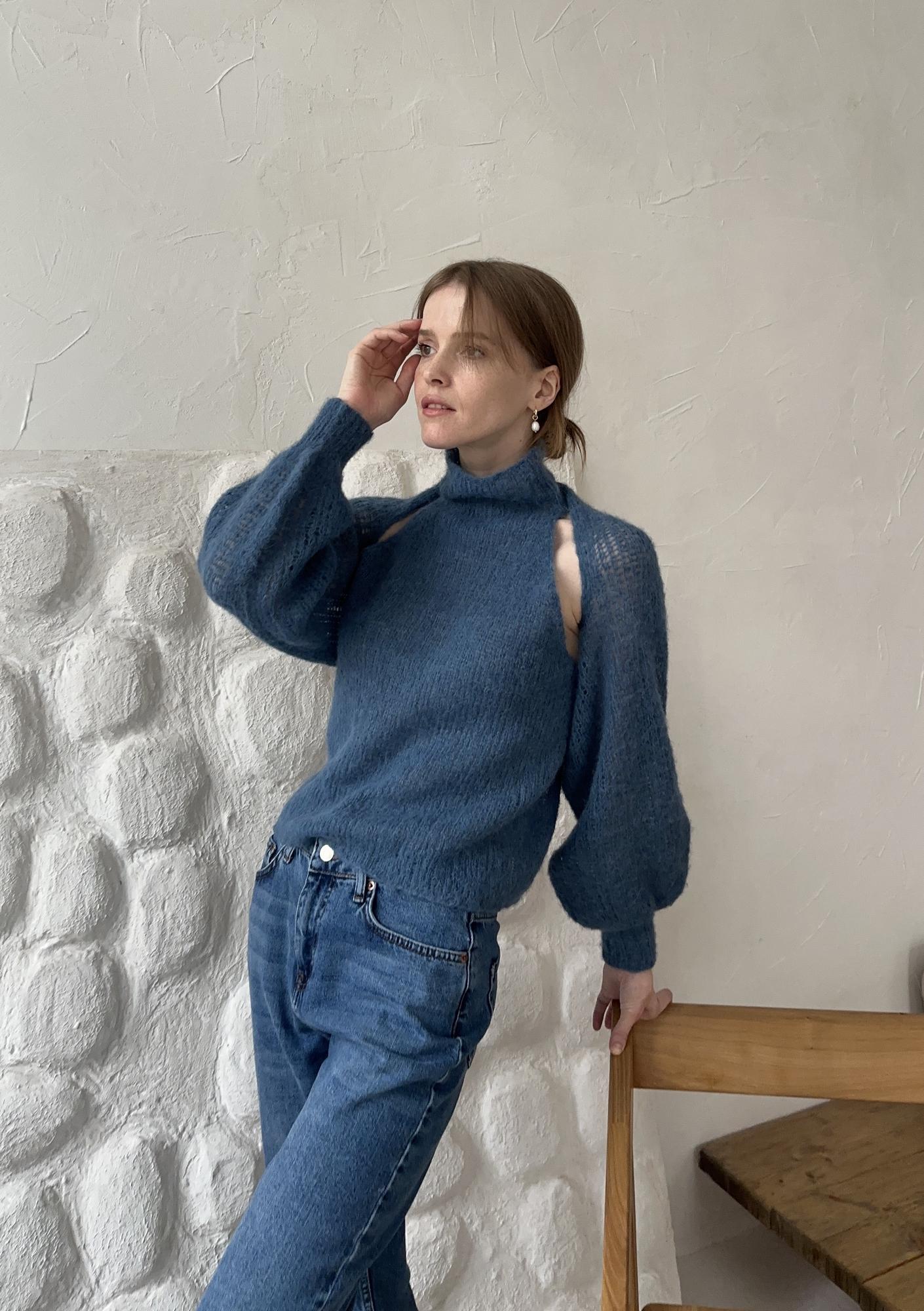 Топ и болеро ДУО темная ночь