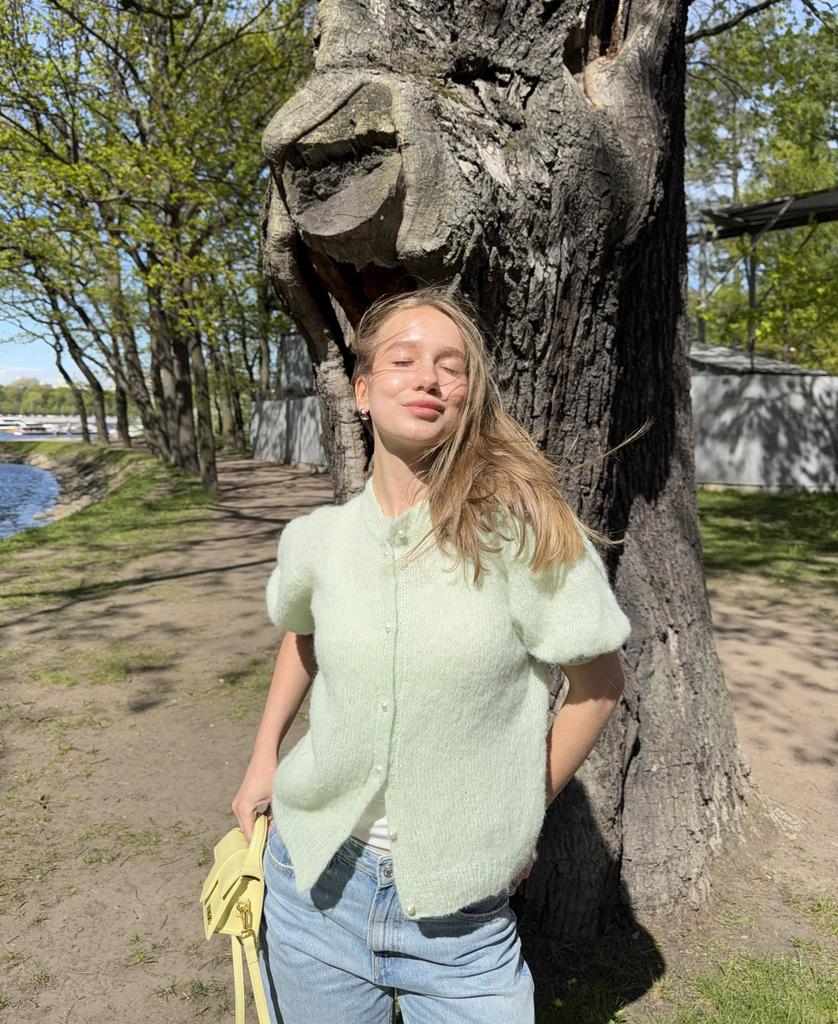 Кардиган Французский фисташковое мороженое