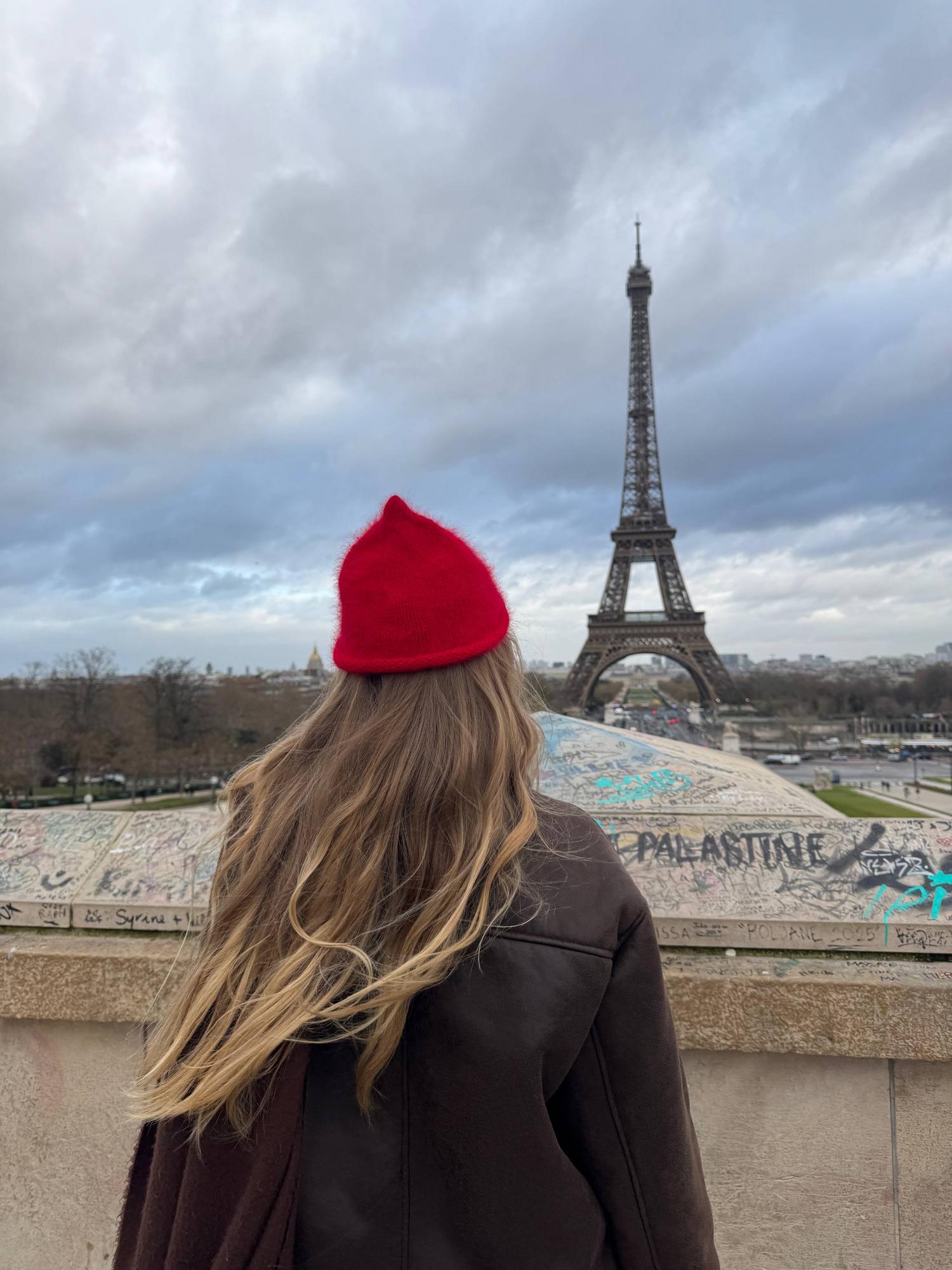 Шапка тыковка красная