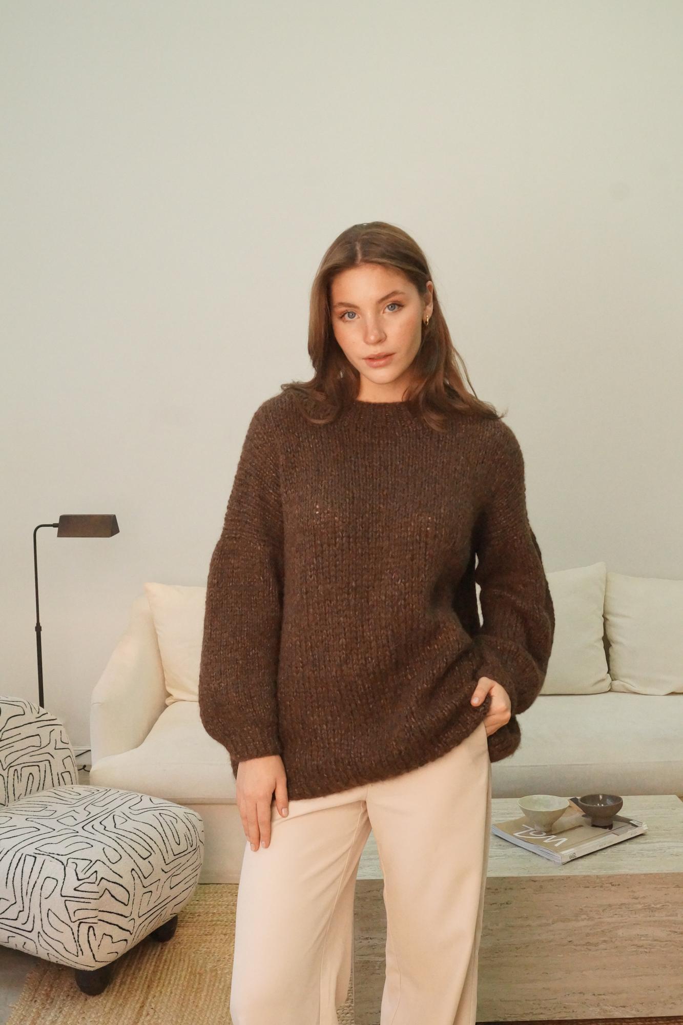 Джемпер Hugs шоколадный